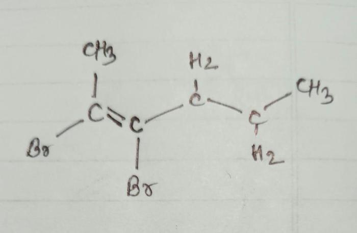 Cis 2 3 dibromo 2 hexene